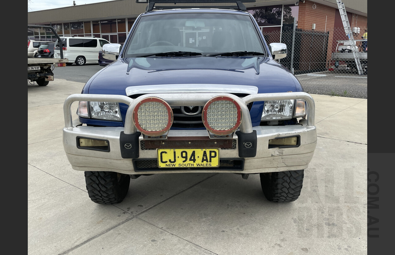 11/2004 Mazda B2500 Bravo SDX (4x4) Dual Cab P/up Blue 2.5L