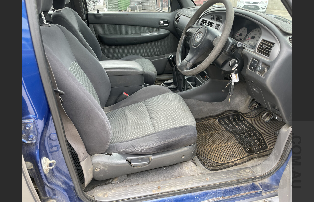 11/2004 Mazda B2500 Bravo SDX (4x4) Dual Cab P/up Blue 2.5L