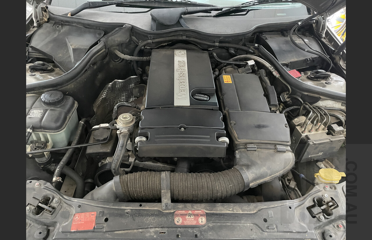 8/2003 Mercedes-Benz C180 Kompressor Elegance W203 4d Sedan Silver 1.8L