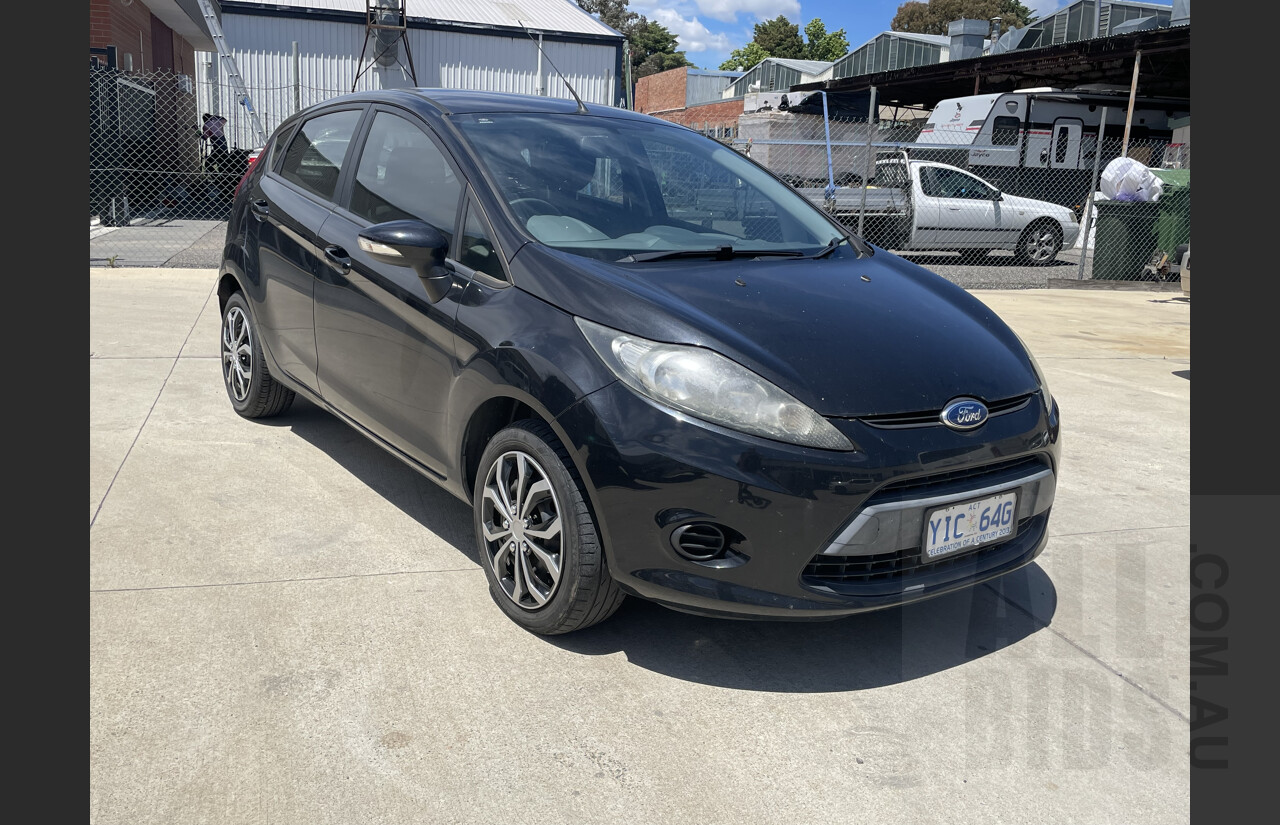 10/2011 Ford Fiesta CL WT 5d Hatchback Black 1.6L