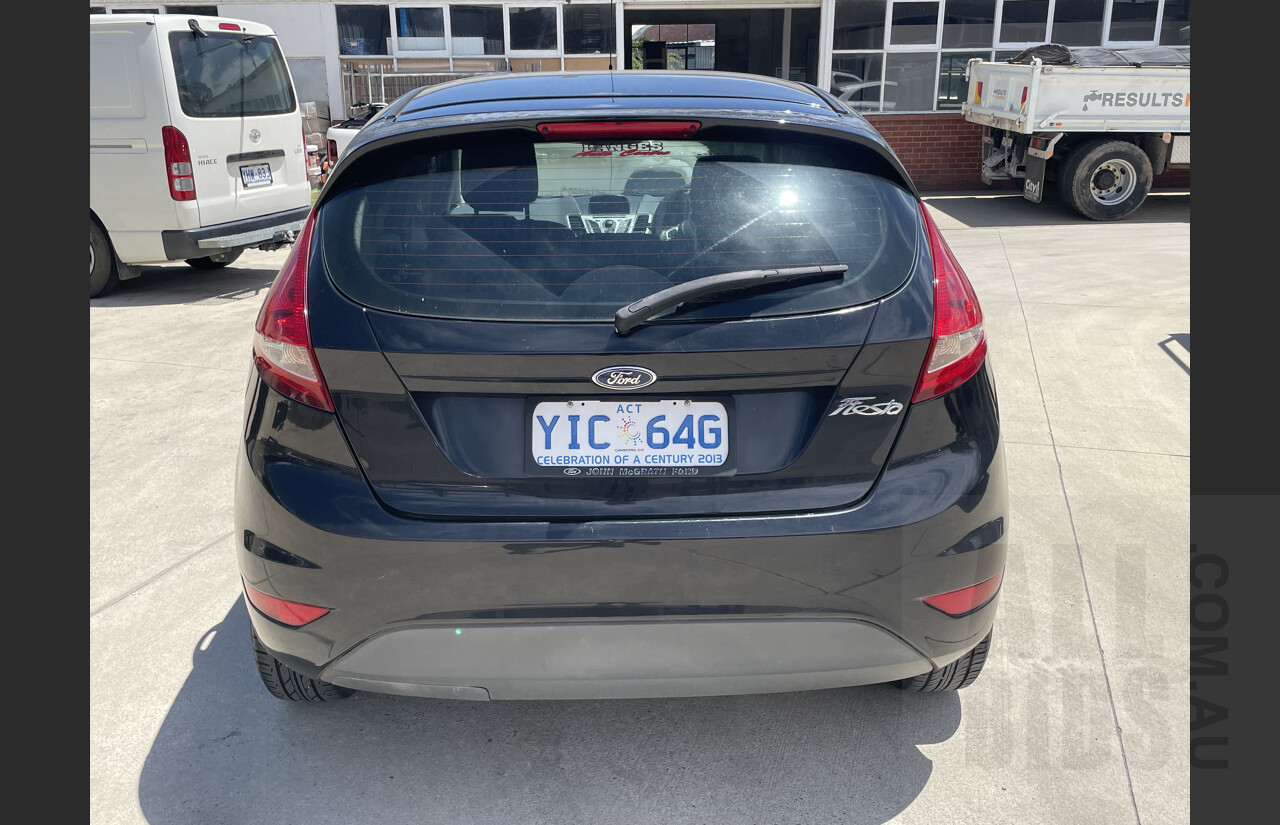 10/2011 Ford Fiesta CL WT 5d Hatchback Black 1.6L