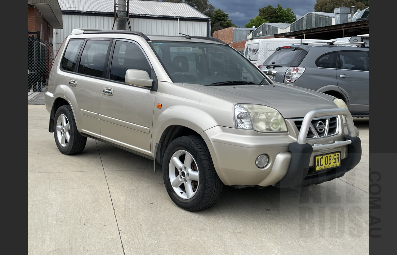 1/2003 Nissan X-trail Ti Luxury (4x4) T30 4d Wagon Gold 2.5L