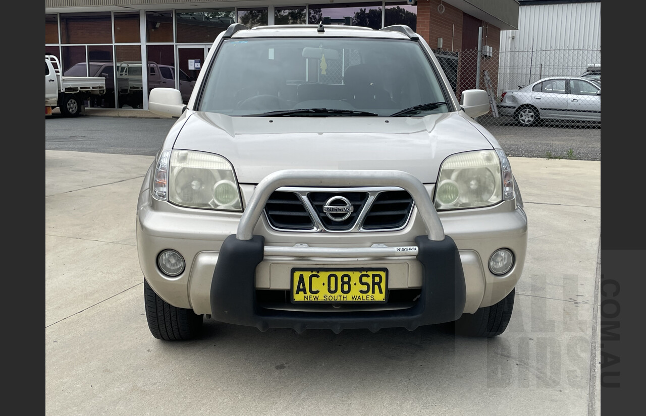 1/2003 Nissan X-trail Ti Luxury (4x4) T30 4d Wagon Gold 2.5L
