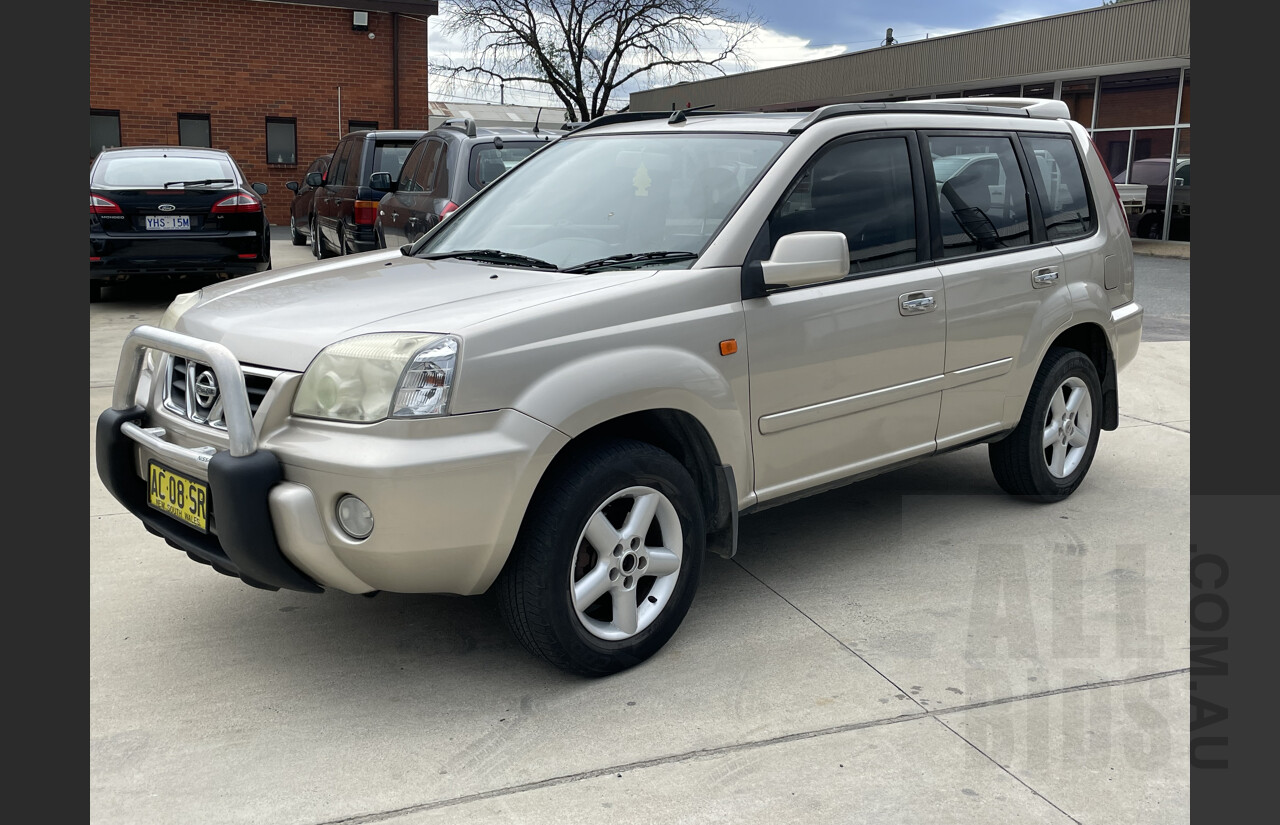 1/2003 Nissan X-trail Ti Luxury (4x4) T30 4d Wagon Gold 2.5L