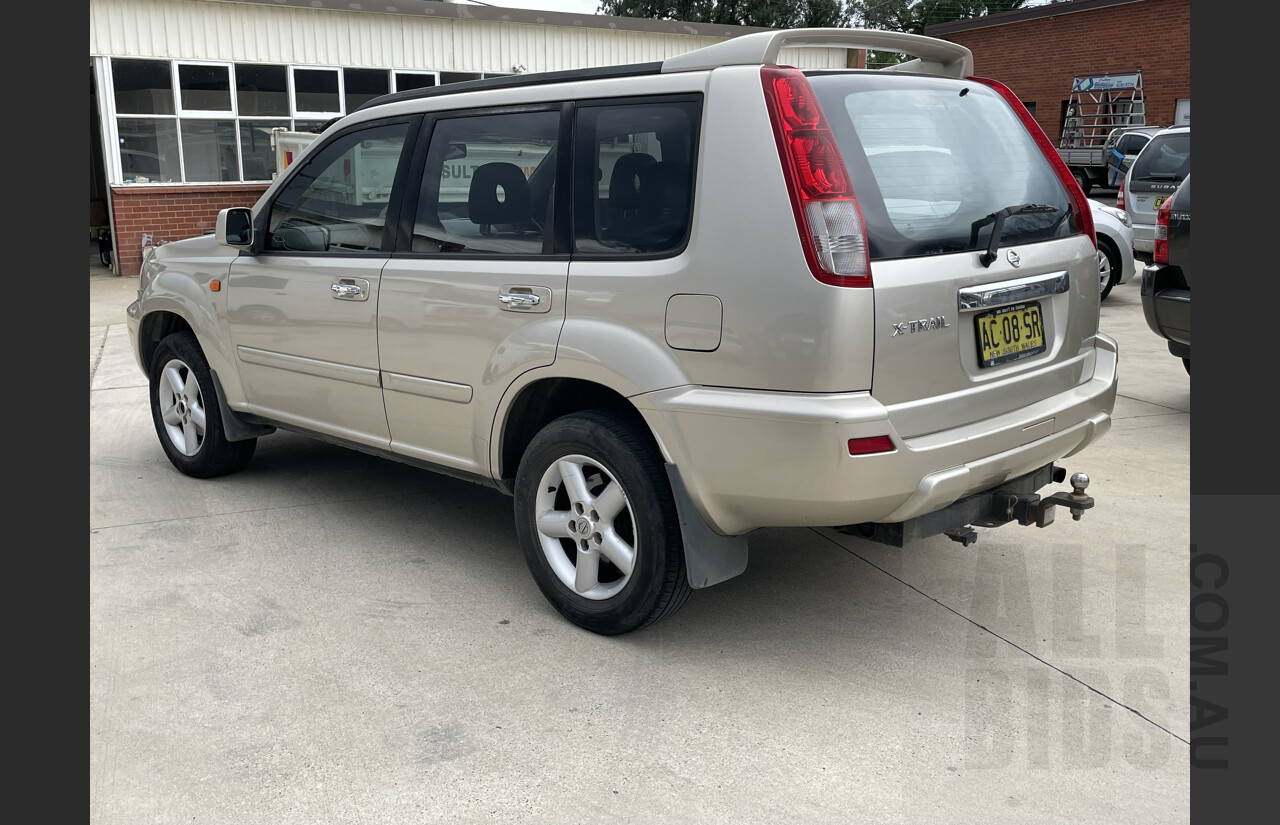 1/2003 Nissan X-trail Ti Luxury (4x4) T30 4d Wagon Gold 2.5L