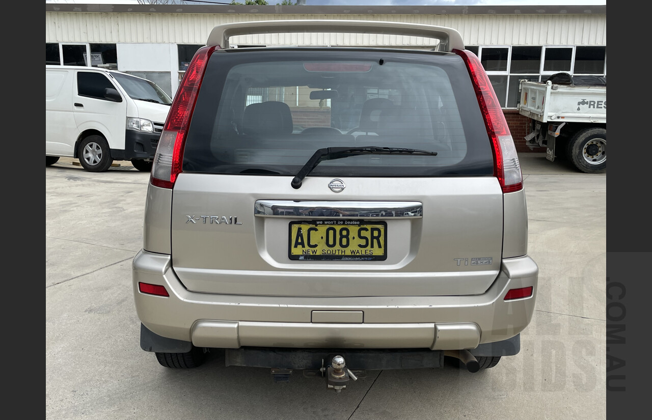 1/2003 Nissan X-trail Ti Luxury (4x4) T30 4d Wagon Gold 2.5L