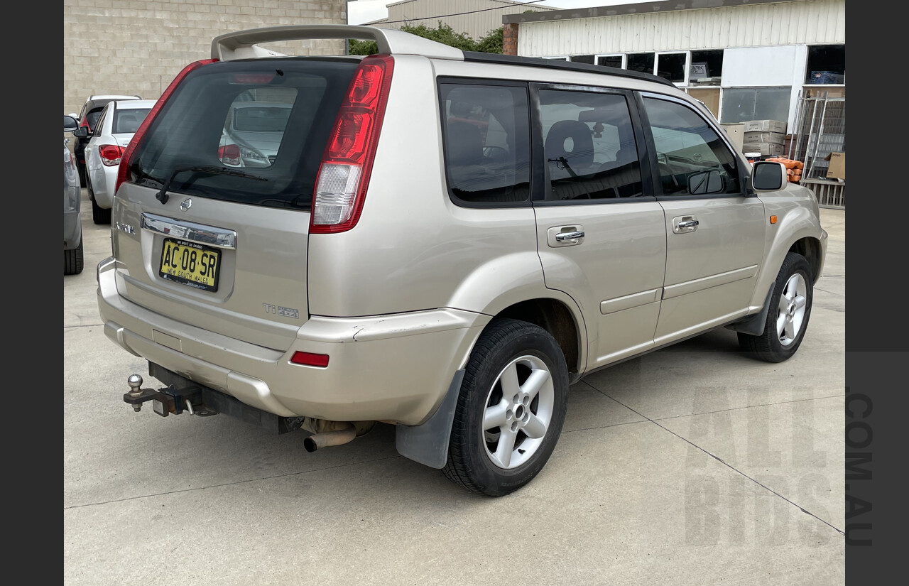 1/2003 Nissan X-trail Ti Luxury (4x4) T30 4d Wagon Gold 2.5L