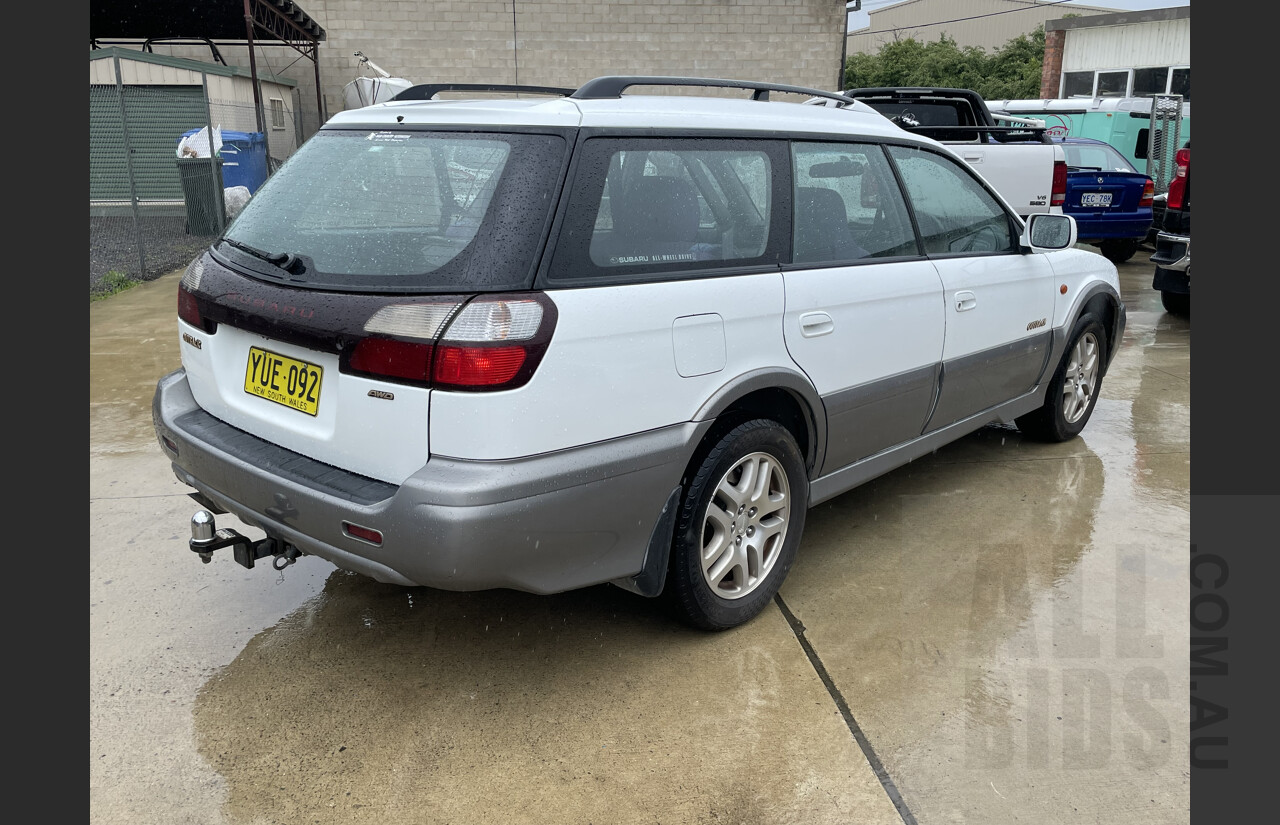 11/2000 Subaru Outback  MY00 4d Wagon White 2.5L