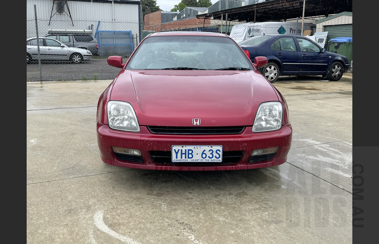 2/2001 Honda Prelude Vti-r  2d Coupe Red 2.2L