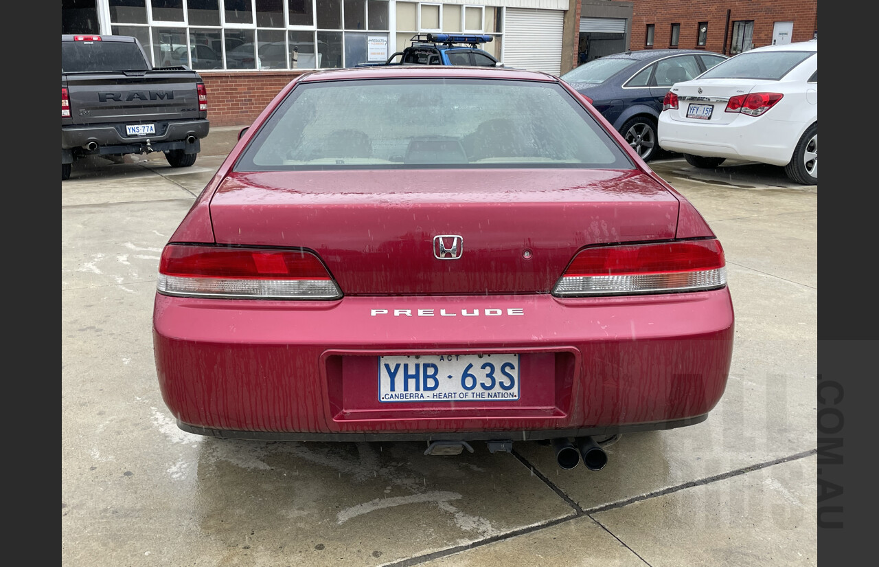 2/2001 Honda Prelude Vti-r  2d Coupe Red 2.2L