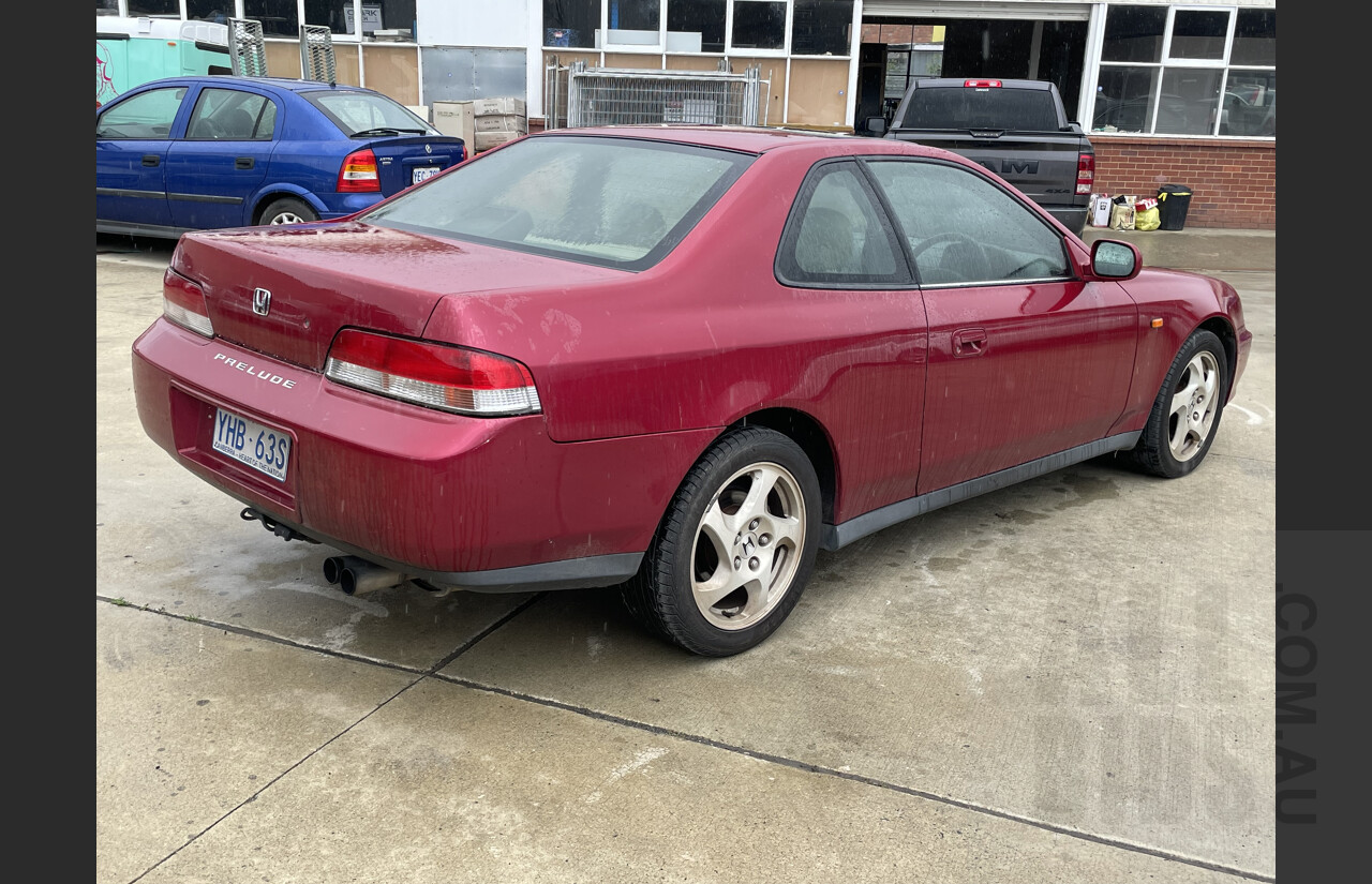 2/2001 Honda Prelude Vti-r  2d Coupe Red 2.2L