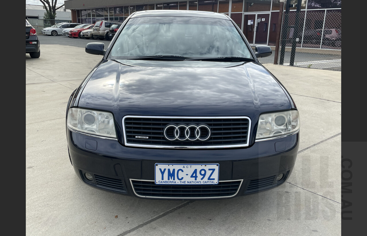 6/2004 Audi A6 4.2 Quattro 4B 4d Sedan Blue 4.2L