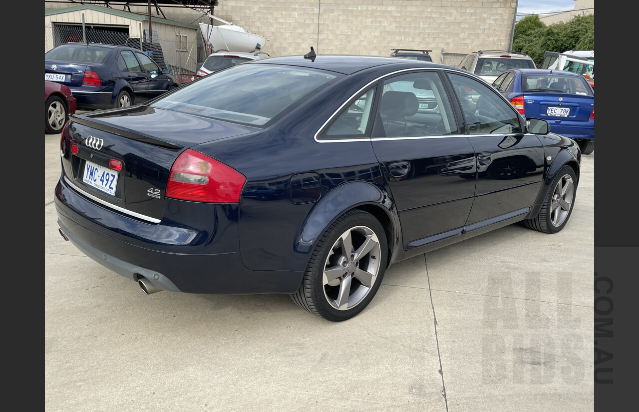 6/2004 Audi A6 4.2 Quattro 4B 4d Sedan Blue 4.2L