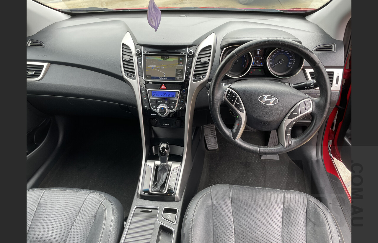 12/2012 Hyundai i30 Premium GD 5d Hatchback Red 1.8L