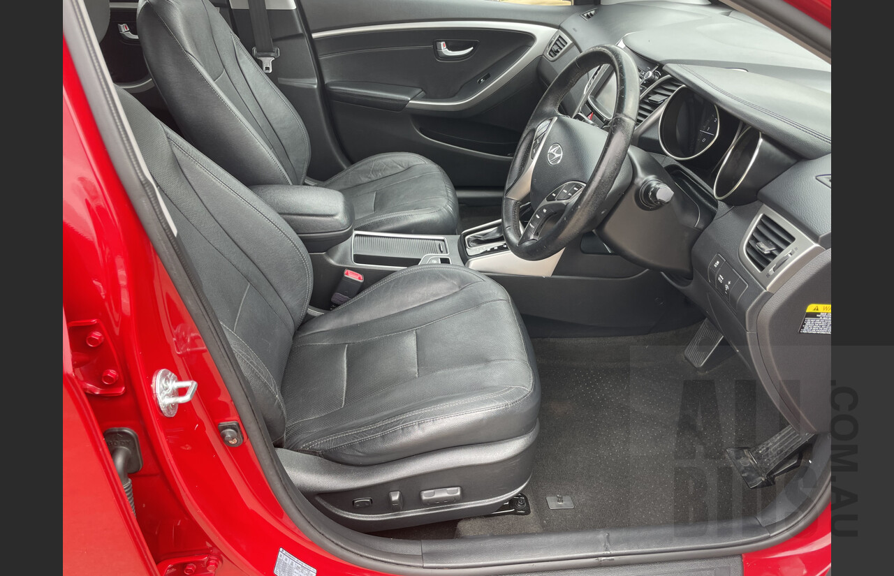 12/2012 Hyundai i30 Premium GD 5d Hatchback Red 1.8L
