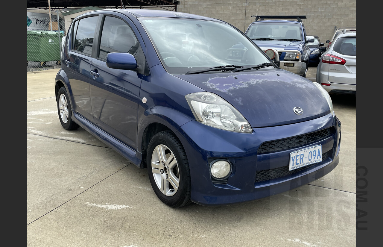 3/2005 Daihatsu Sirion Sports M300 5d Hatchback Blue 1.3L