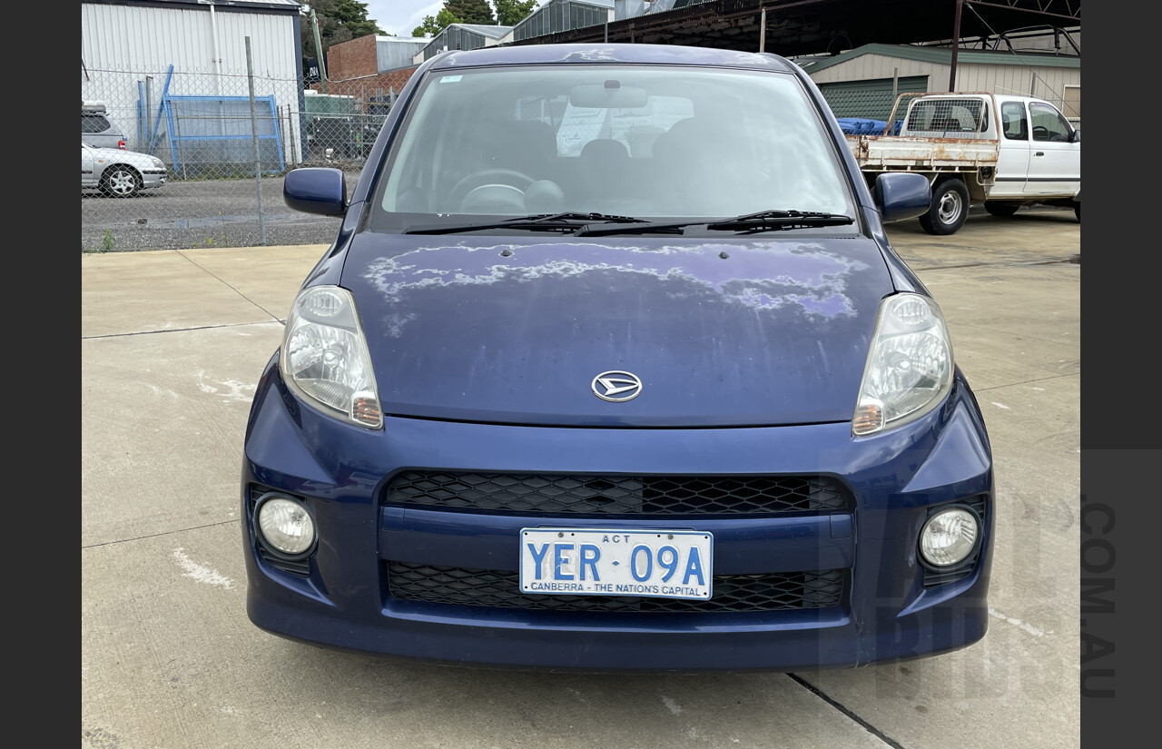 3/2005 Daihatsu Sirion Sports M300 5d Hatchback Blue 1.3L
