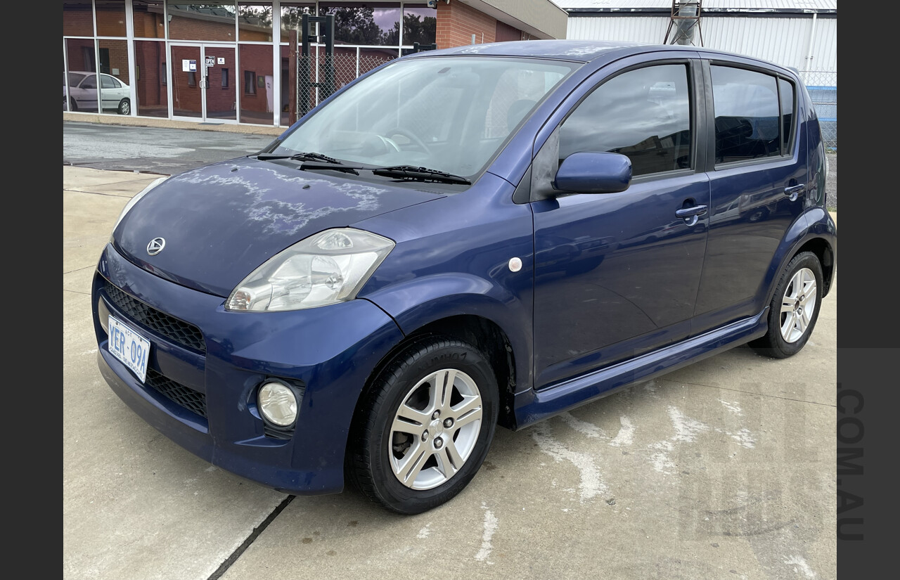 3/2005 Daihatsu Sirion Sports M300 5d Hatchback Blue 1.3L