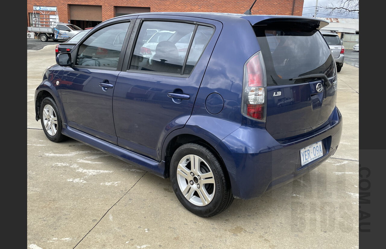 3/2005 Daihatsu Sirion Sports M300 5d Hatchback Blue 1.3L