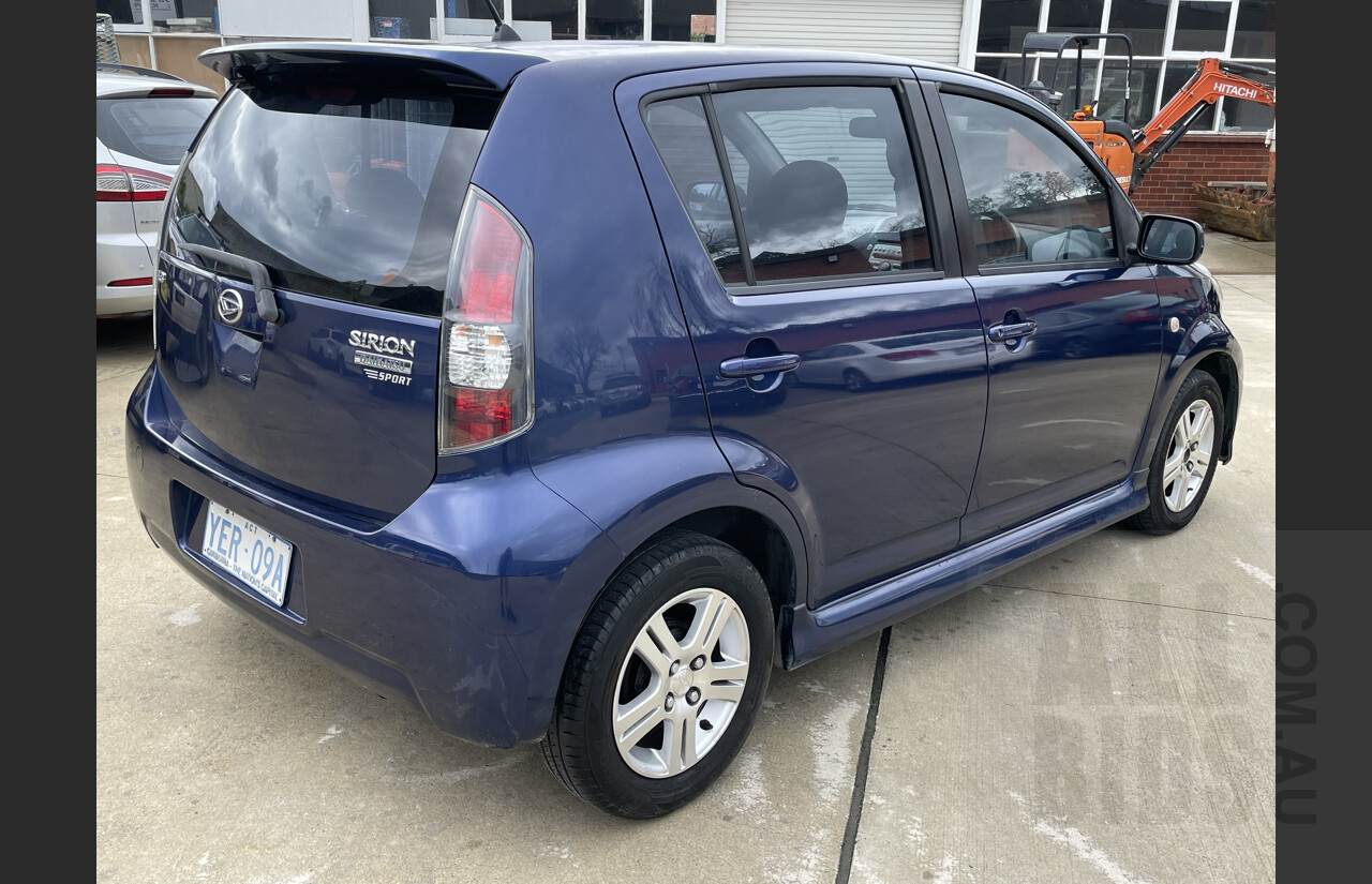 3/2005 Daihatsu Sirion Sports M300 5d Hatchback Blue 1.3L