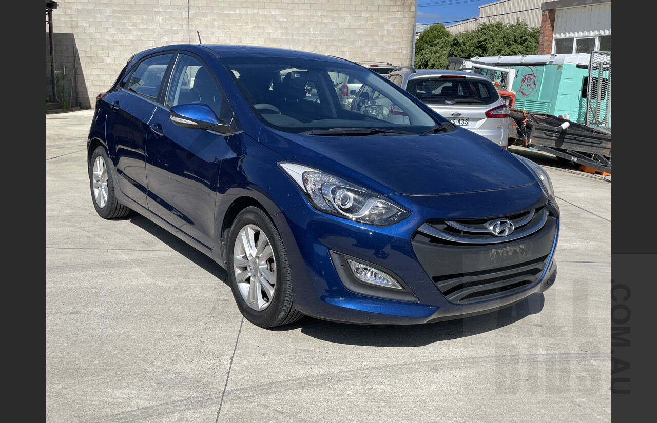 7/2012 Hyundai i30 Elite GD 5d Hatchback Blue 1.8L