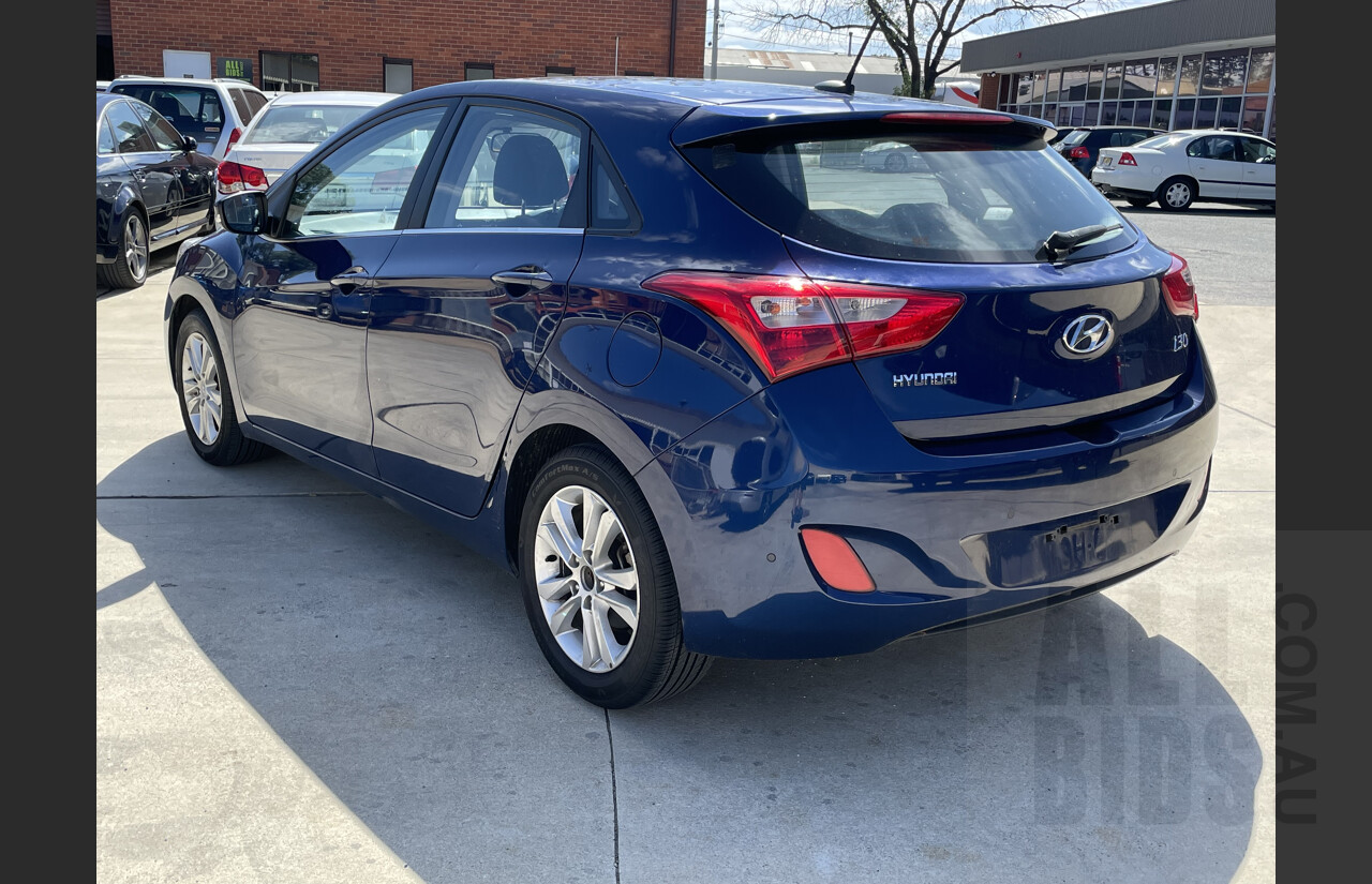 7/2012 Hyundai i30 Elite GD 5d Hatchback Blue 1.8L