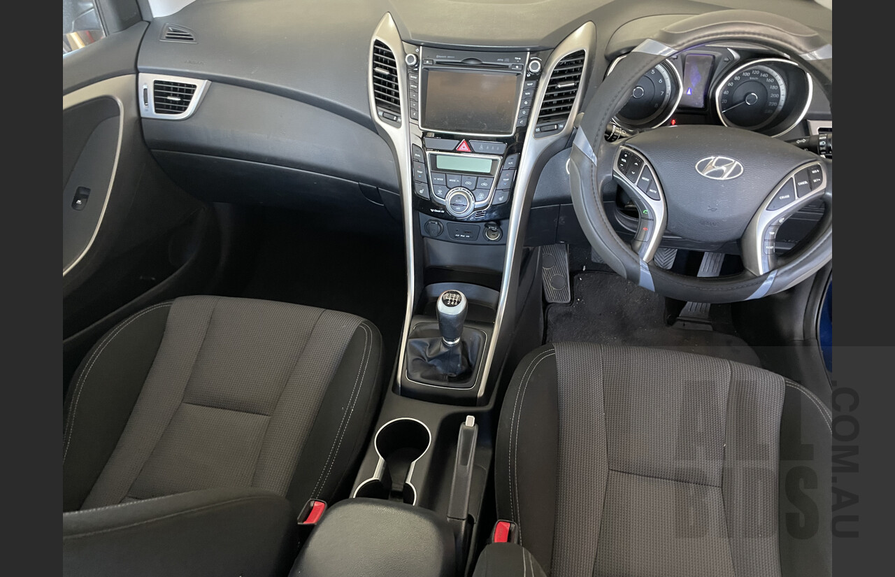 7/2012 Hyundai i30 Elite GD 5d Hatchback Blue 1.8L