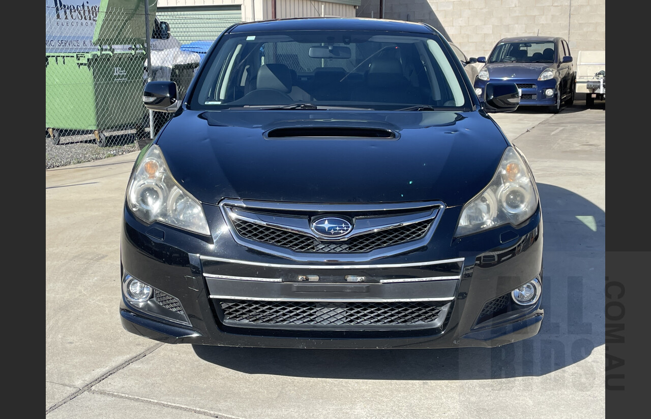 4/2010 Subaru Liberty 2.5i GT Premium MY10 4d Sedan Black 2.5L