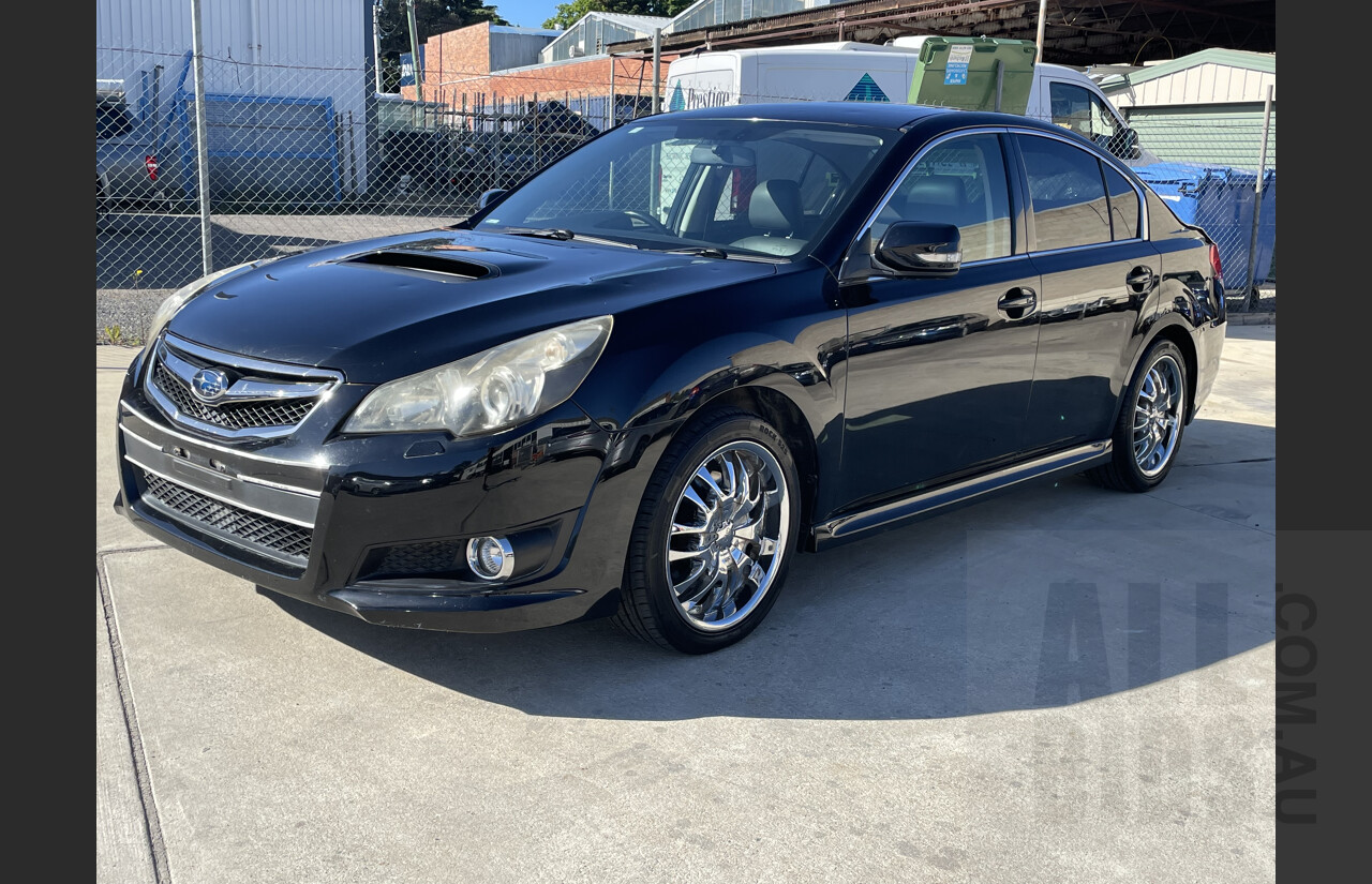4/2010 Subaru Liberty 2.5i GT Premium MY10 4d Sedan Black 2.5L