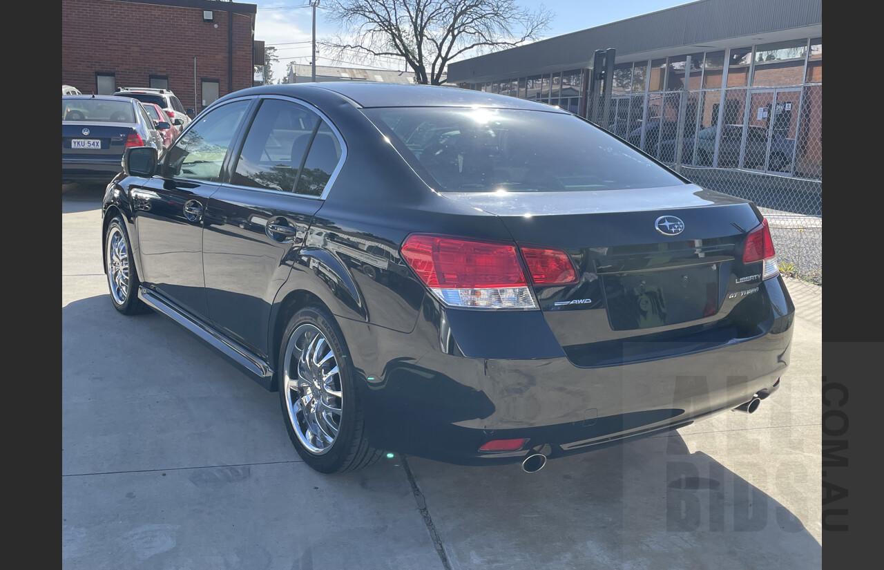 4/2010 Subaru Liberty 2.5i GT Premium MY10 4d Sedan Black 2.5L