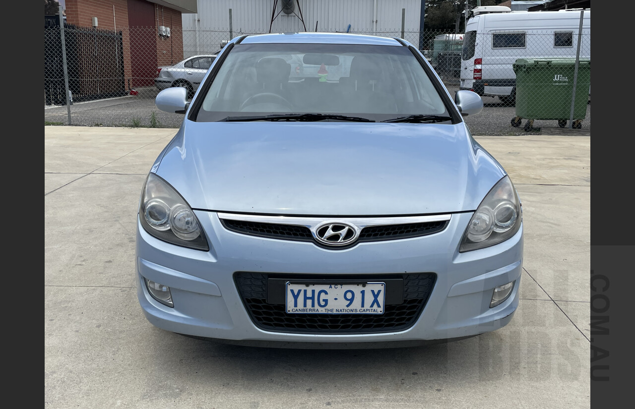 10/2010 Hyundai i30 SX FD MY10 5d Hatchback Blue 2.0L