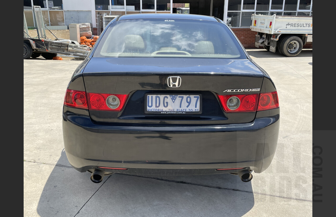 5/2006 Honda Accord EURO Luxury MY06 UPGRADE 4d Sedan Black 2.4L