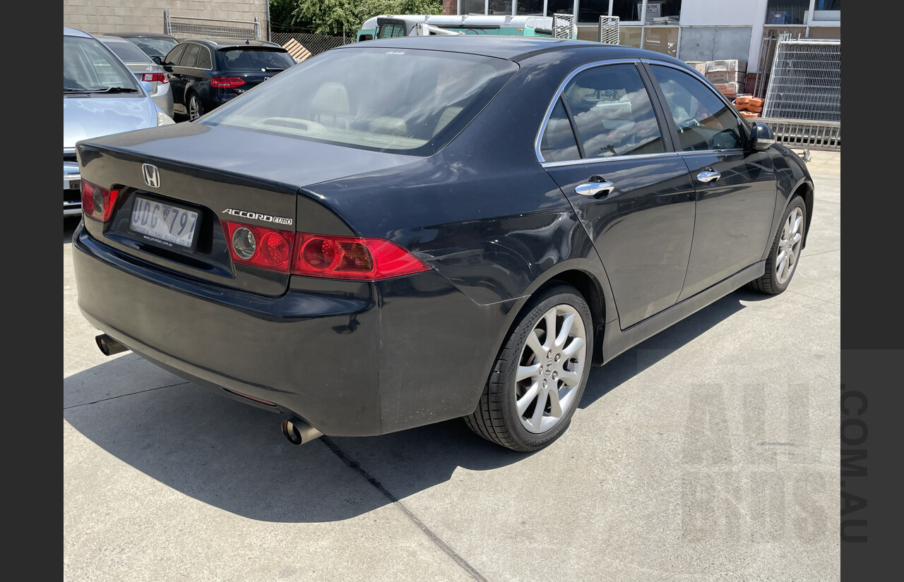 5/2006 Honda Accord EURO Luxury MY06 UPGRADE 4d Sedan Black 2.4L