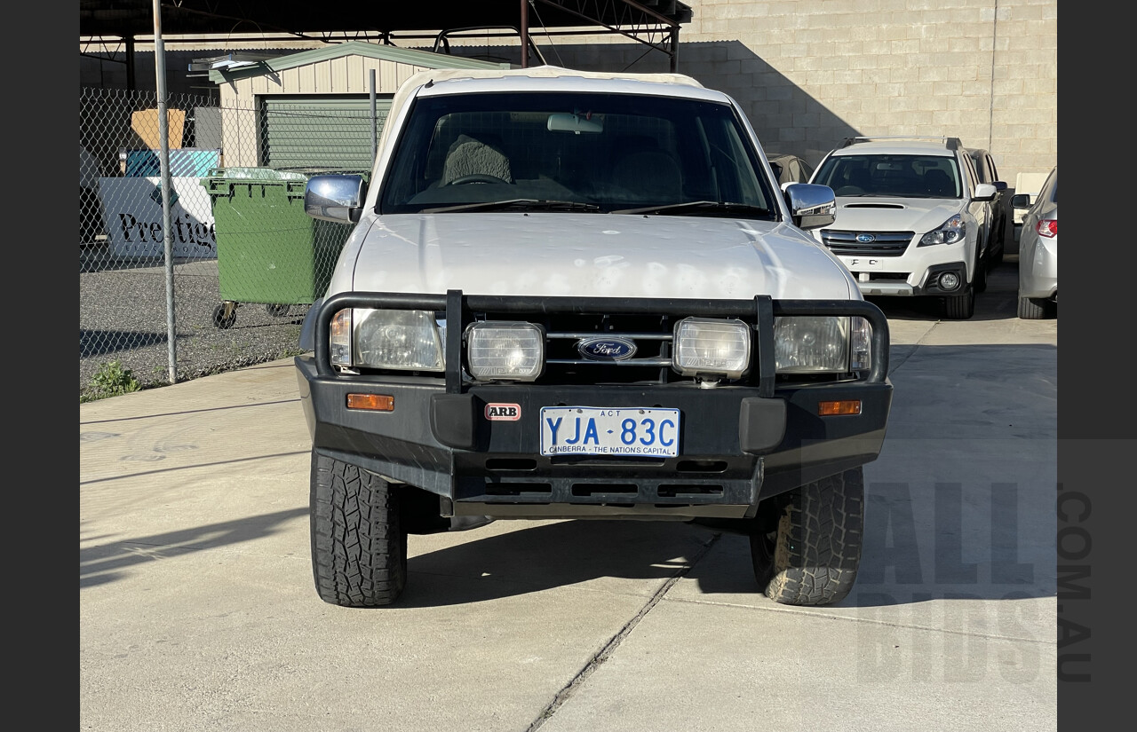4/2005 Ford Courier XLT (4x4) PH Dual Cab White 4.0L