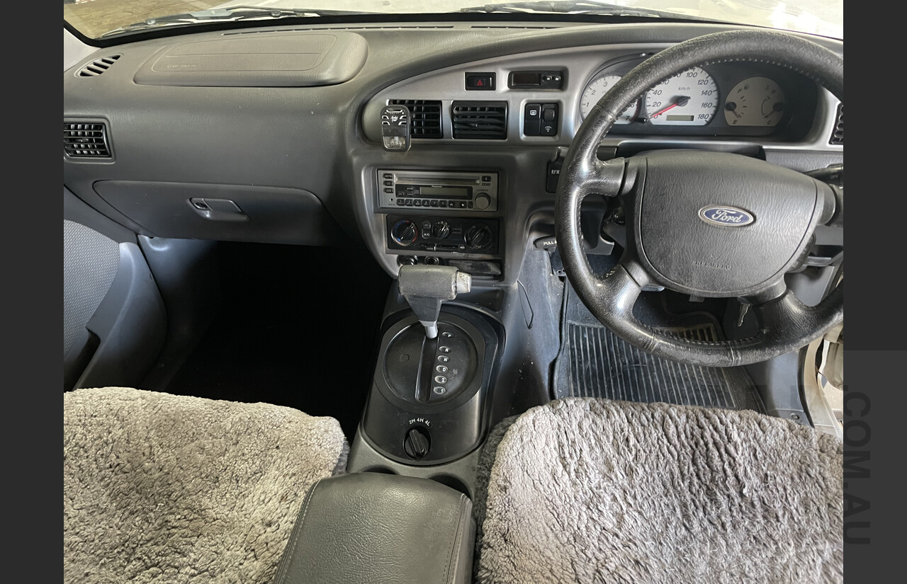 4/2005 Ford Courier XLT (4x4) PH Dual Cab White 4.0L