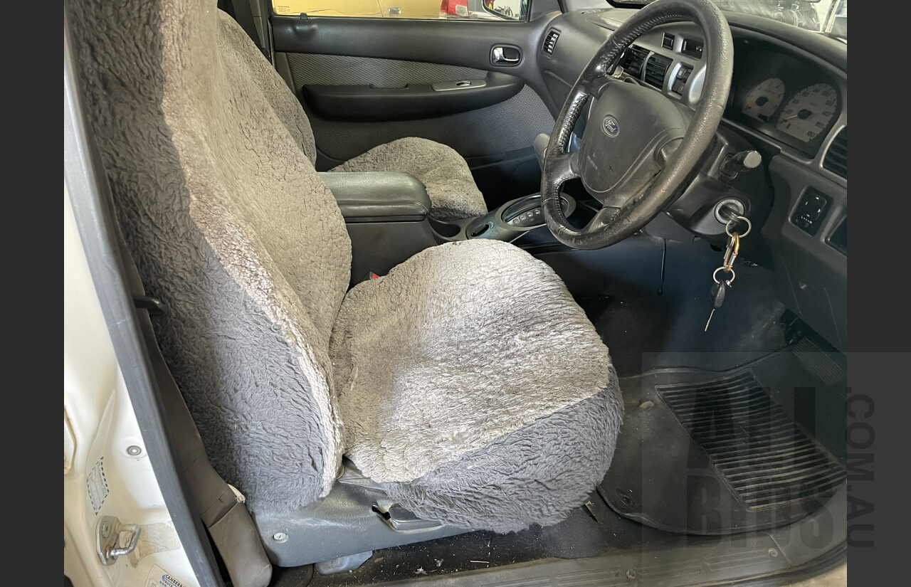 4/2005 Ford Courier XLT (4x4) PH Dual Cab White 4.0L
