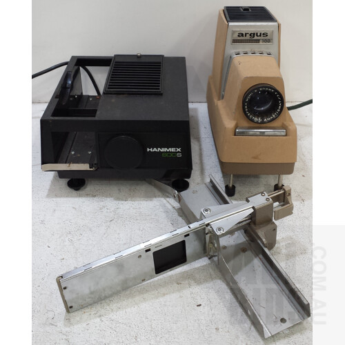 2 Slide Projectors and Slide Changer