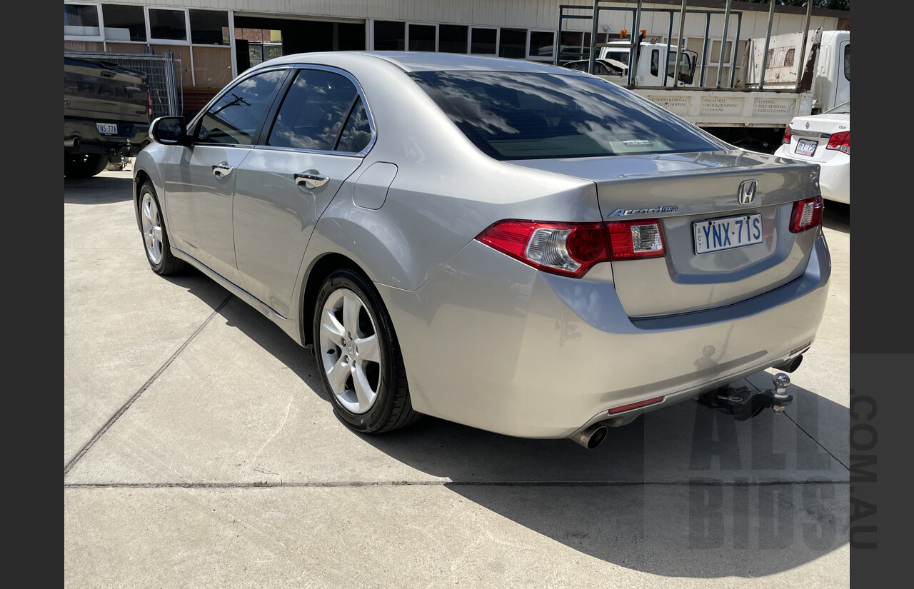 7/2008 Honda Accord EURO 10 4d Sedan Silver  2.4L