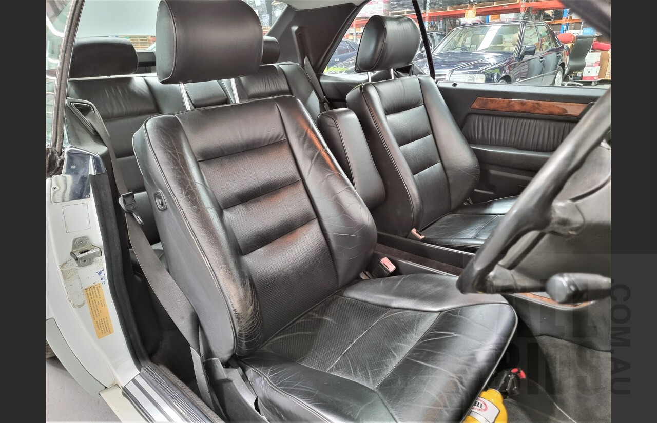 3/1990 Mercedes-Benz 300CE-24 W124 2d Coupe White 3.0L