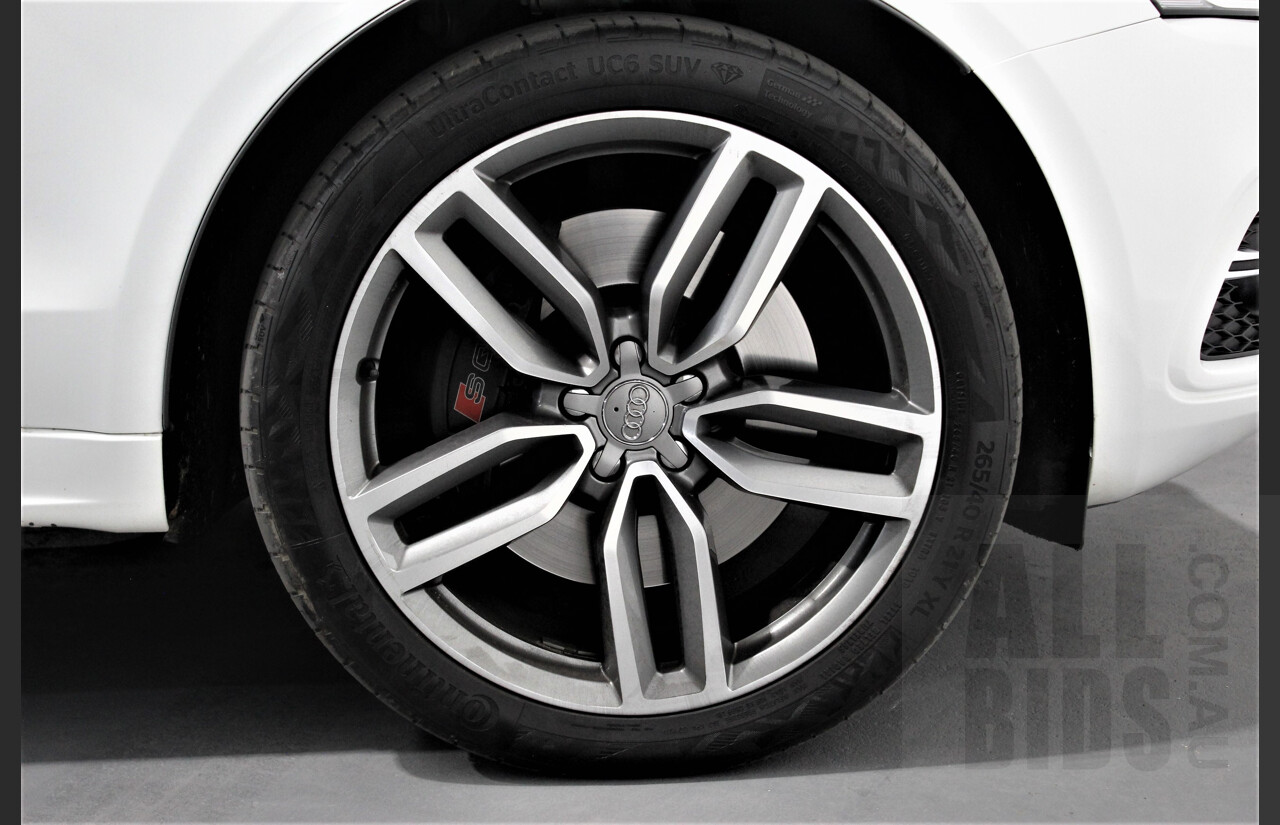 4/2016 Audi SQ5 3.0 TDI Quattro 8R MY16 5d Wagon White 3.0L Turbo Diesel