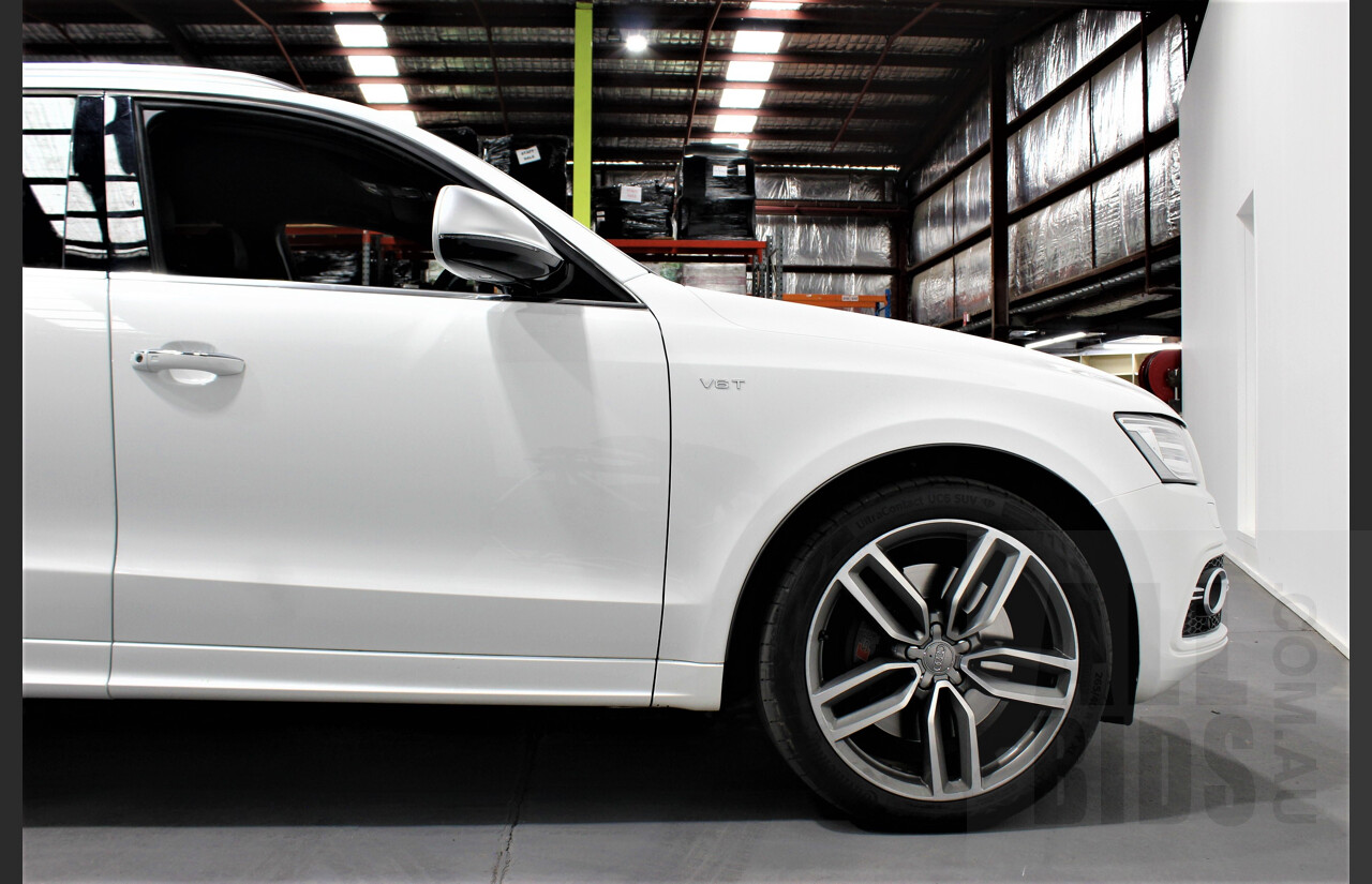 4/2016 Audi SQ5 3.0 TDI Quattro 8R MY16 5d Wagon White 3.0L Turbo Diesel