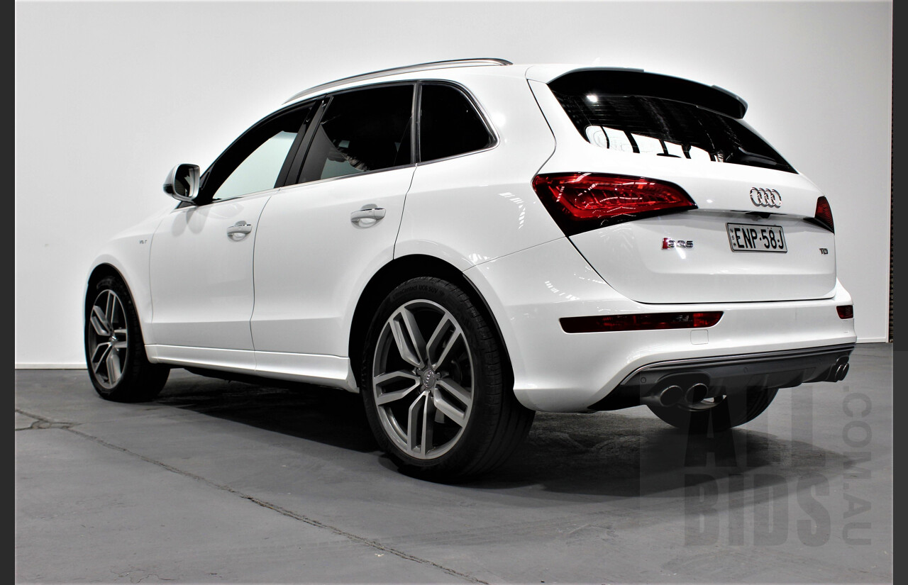 4/2016 Audi SQ5 3.0 TDI Quattro 8R MY16 5d Wagon White 3.0L Turbo Diesel