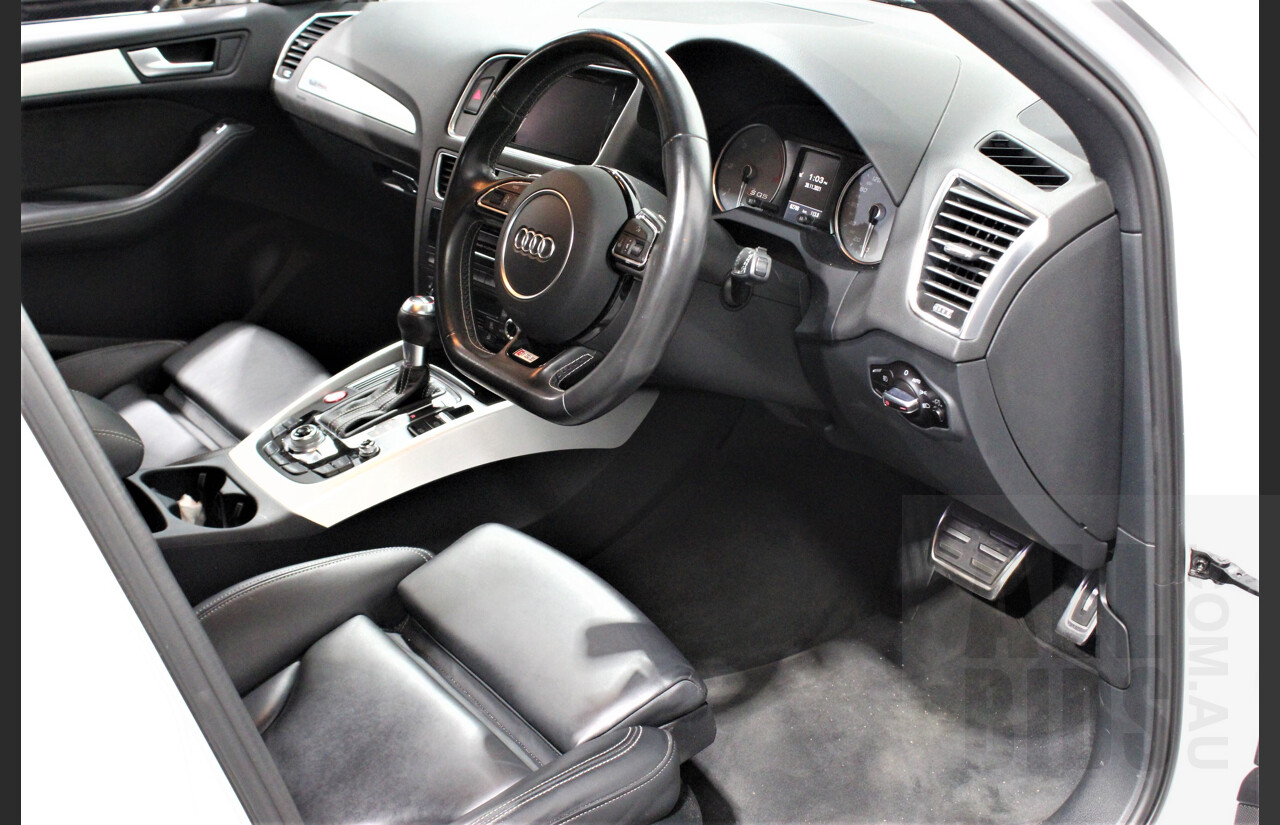 4/2016 Audi SQ5 3.0 TDI Quattro 8R MY16 5d Wagon White 3.0L Turbo Diesel