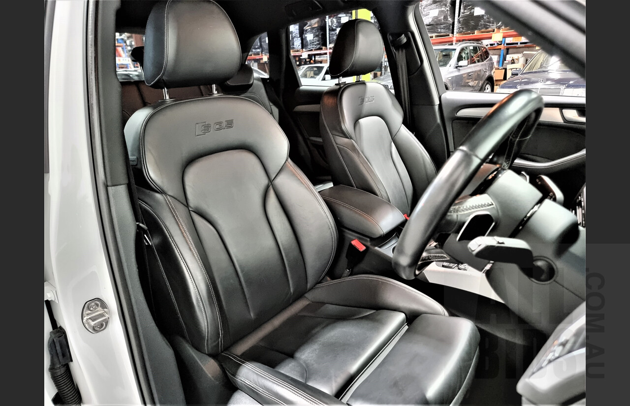 4/2016 Audi SQ5 3.0 TDI Quattro 8R MY16 5d Wagon White 3.0L Turbo Diesel