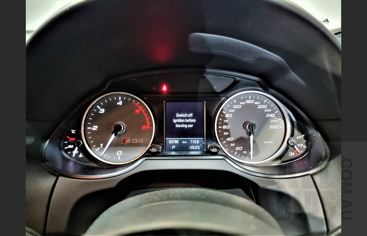 4/2016 Audi SQ5 3.0 TDI Quattro 8R MY16 5d Wagon White 3.0L Turbo Diesel