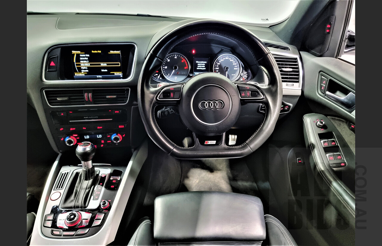 4/2016 Audi SQ5 3.0 TDI Quattro 8R MY16 5d Wagon White 3.0L Turbo Diesel