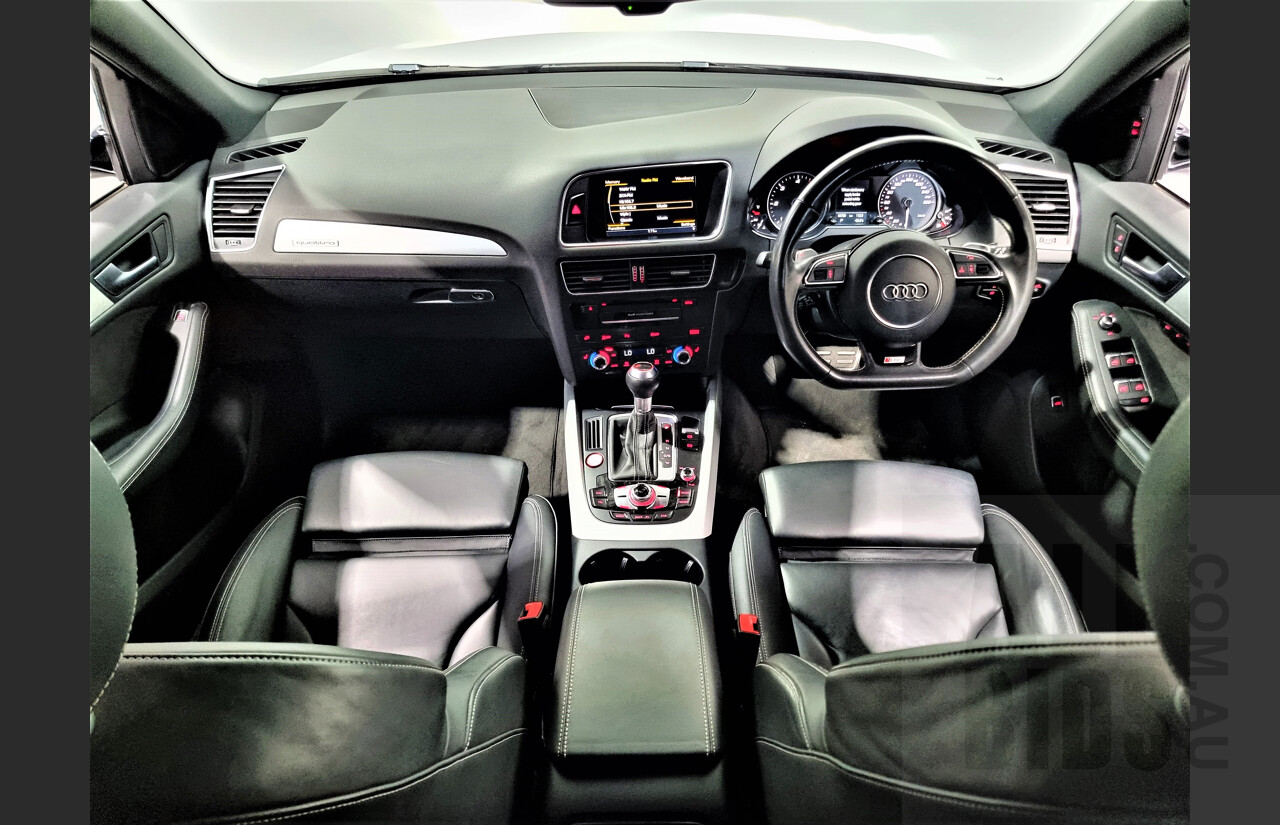 4/2016 Audi SQ5 3.0 TDI Quattro 8R MY16 5d Wagon White 3.0L Turbo Diesel