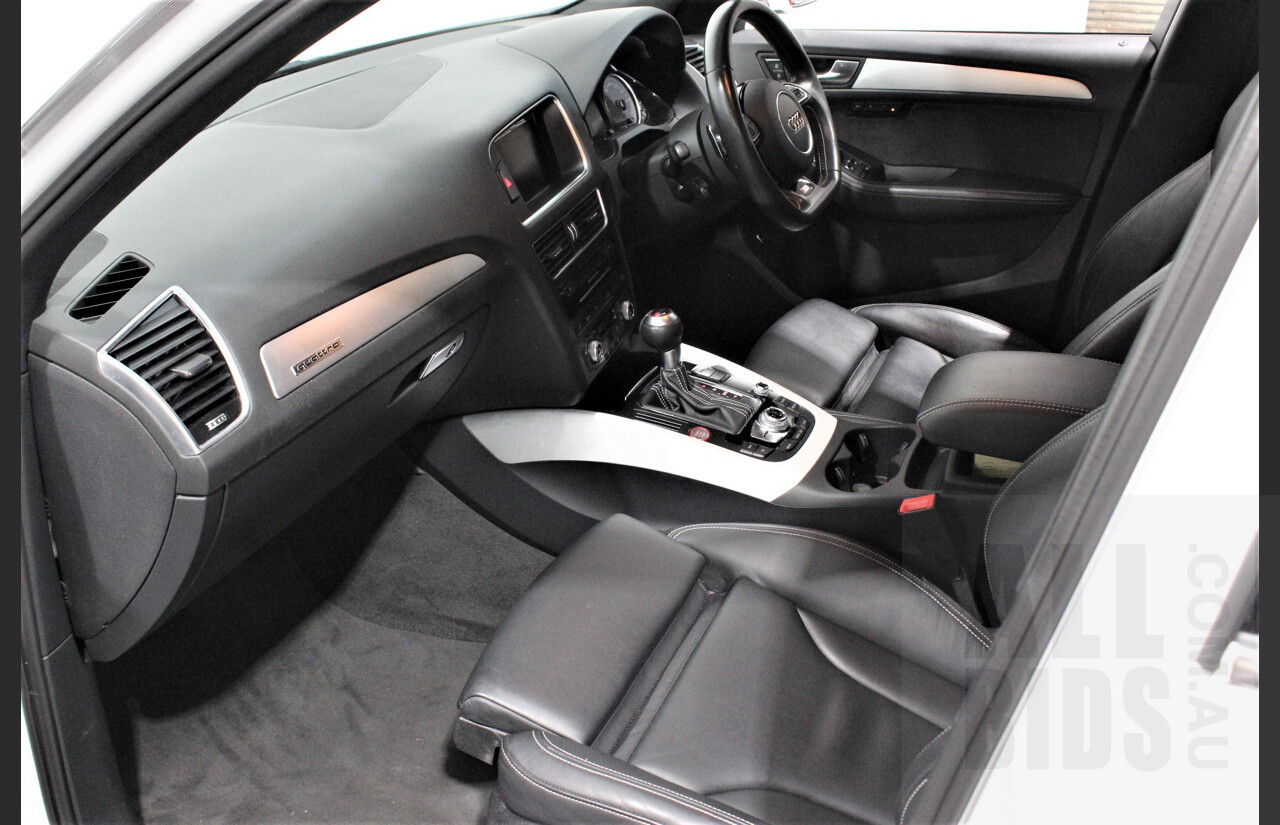 4/2016 Audi SQ5 3.0 TDI Quattro 8R MY16 5d Wagon White 3.0L Turbo Diesel