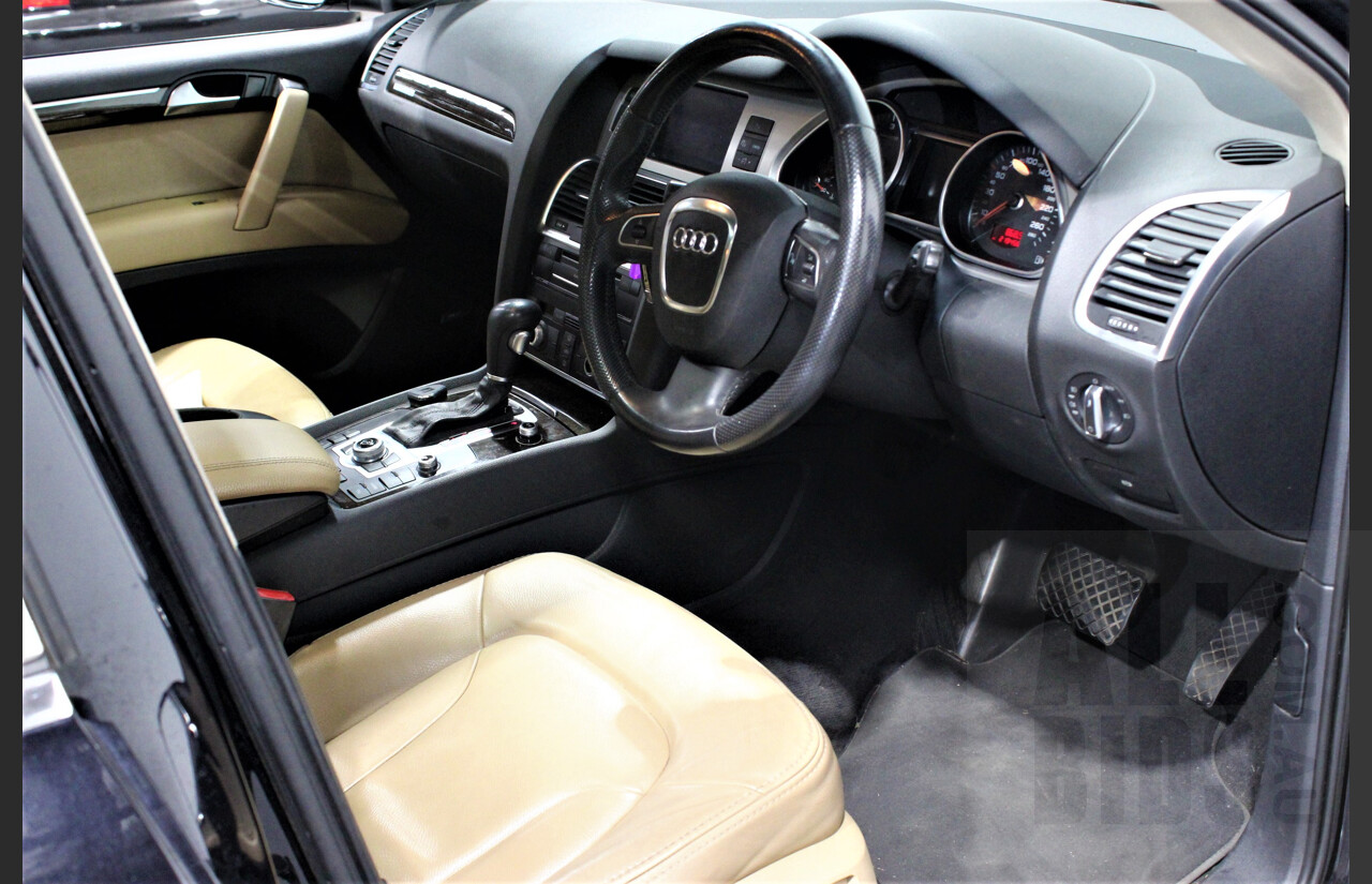 4/2010 Audi Q7 4.2 TDI Quattro MY10 UPGRADE 4d Wagon Black 4.1L V8 Turbo Diesel