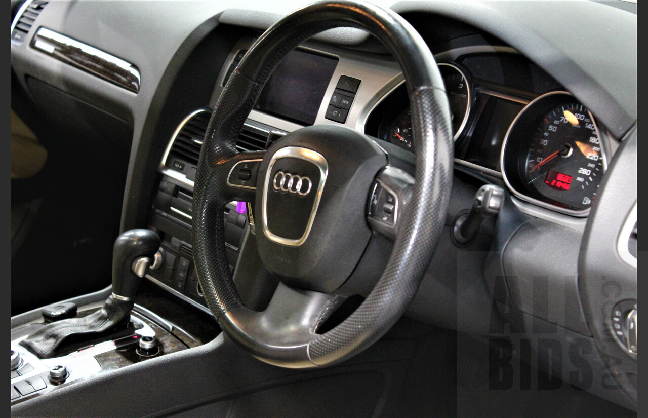 4/2010 Audi Q7 4.2 TDI Quattro MY10 UPGRADE 4d Wagon Black 4.1L V8 Turbo Diesel